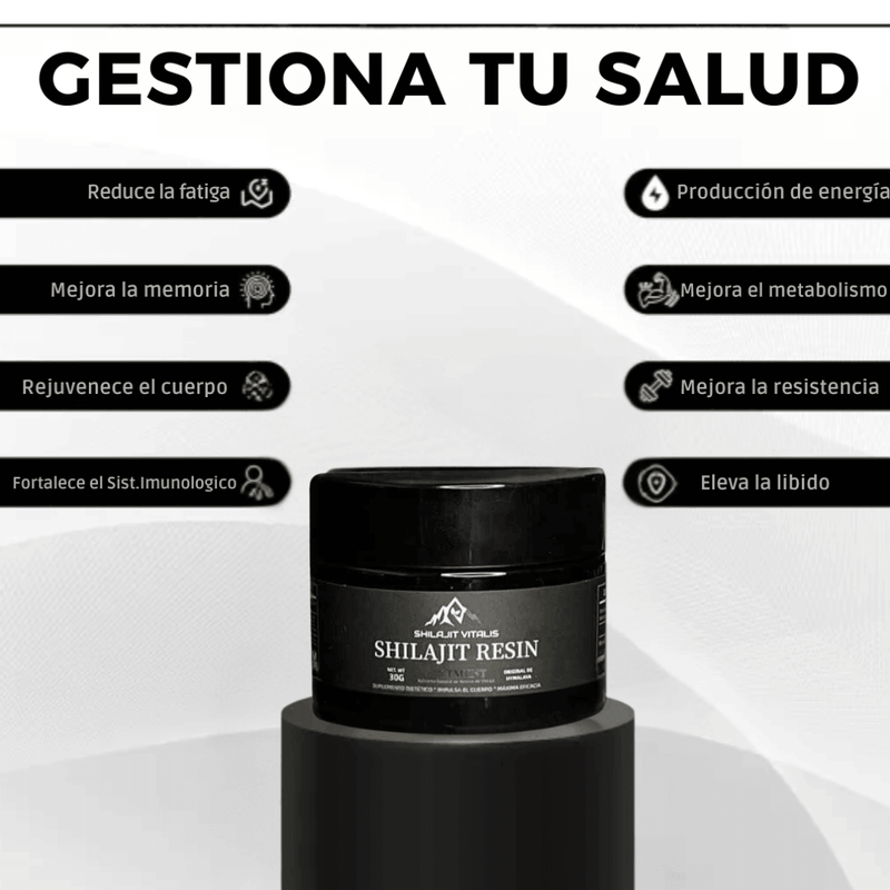 Shilajit Resina 30g – El Oro de la Naturaleza en Tu Vida