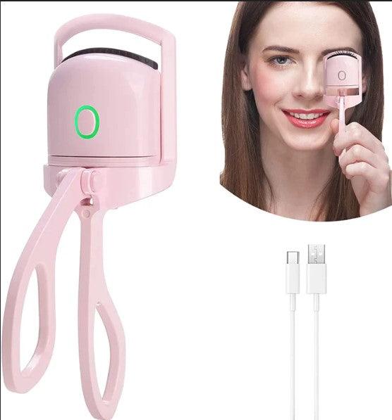 Rizador De Pestañas Eléctrico Rosa