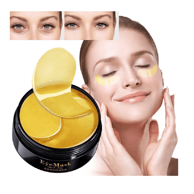 Parche Para Ojeras 24K Colageno 60 Pzs