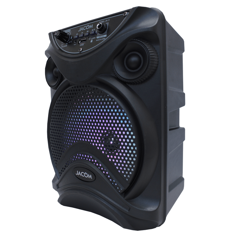 Bocina BT 8" DUA RGB SD Aux FM JK11