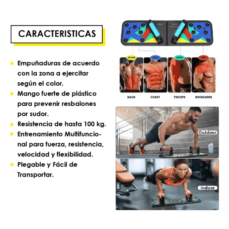 Tabla De Entrenamiento Muscular Push Up