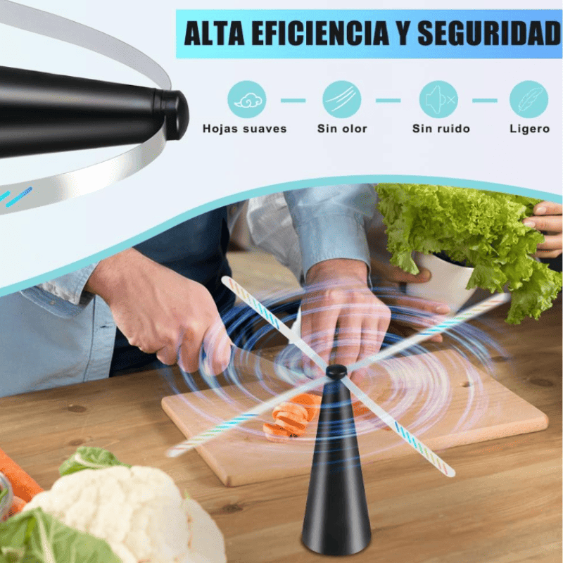 Ventilador Espanta Moscas, Para La Cocina Y Hogar