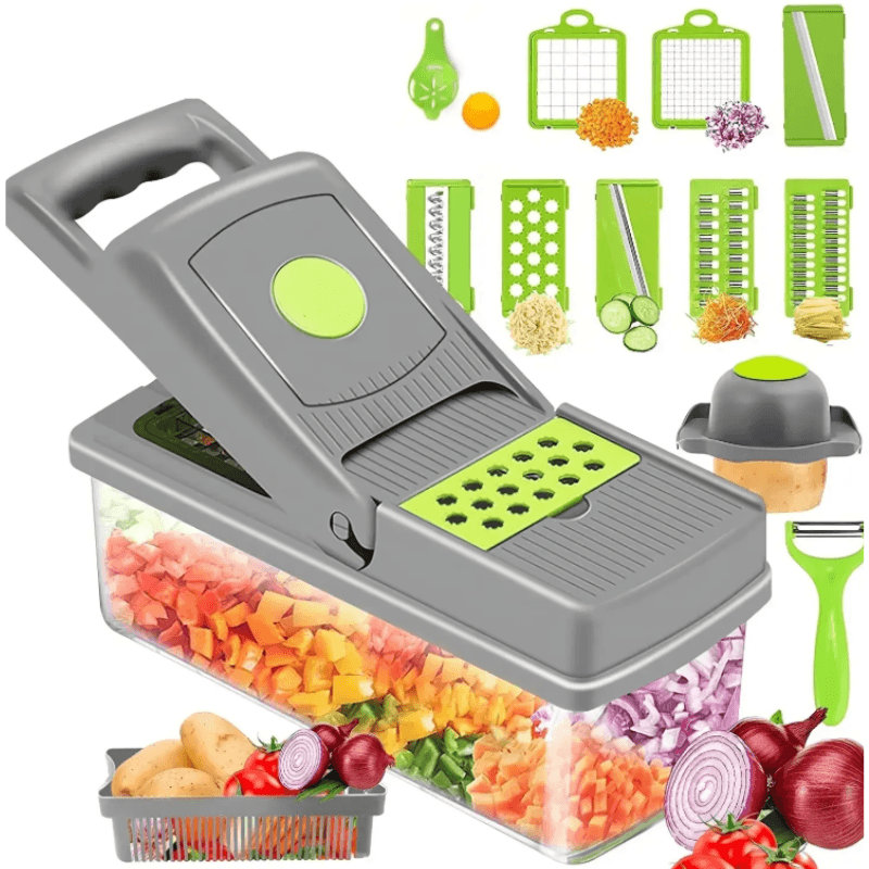 Kit Cortador De Verduras Y Frutas Multifuncional